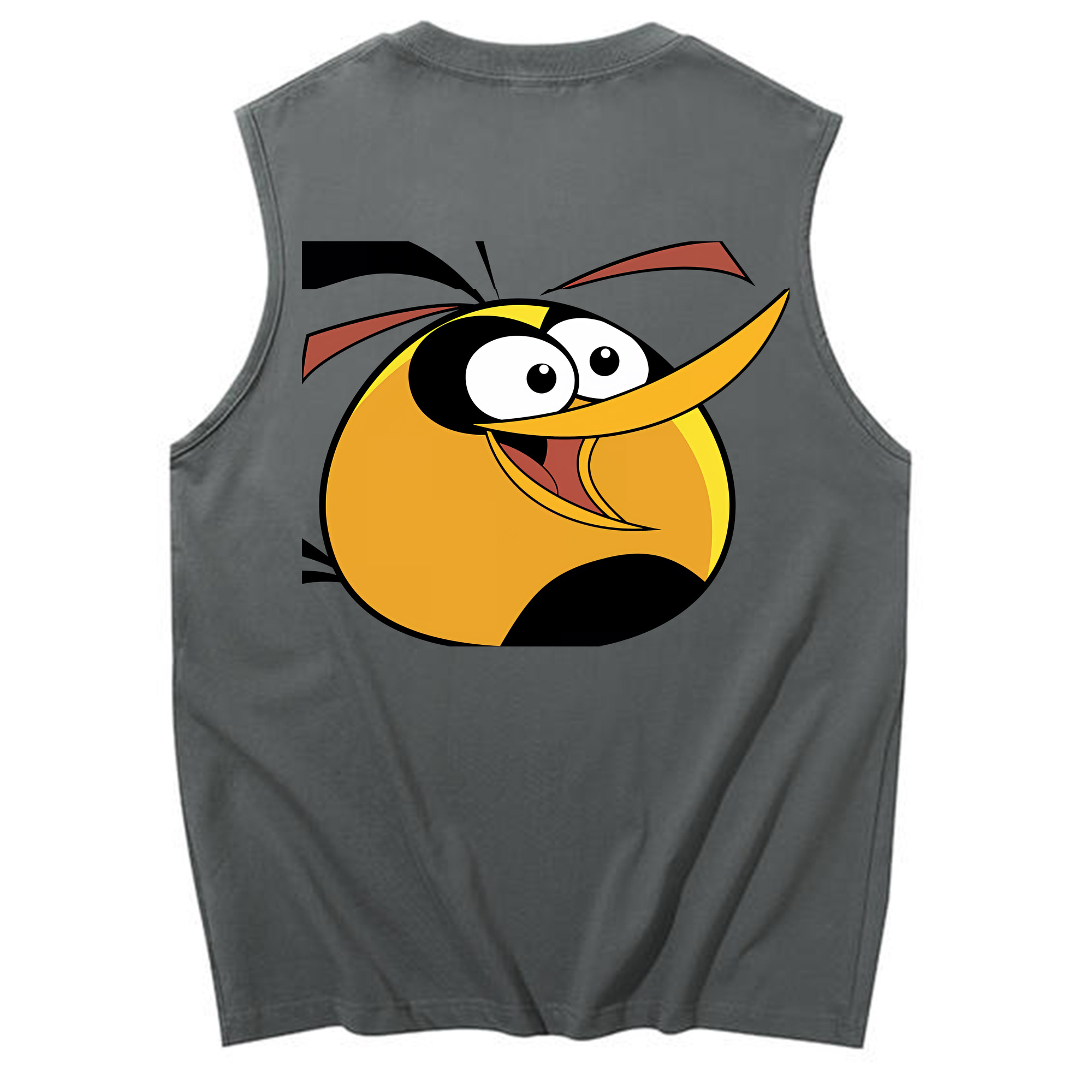 （画像用） Angry Birds アングリーバード コットン100％タンクトップ（背面プリント）